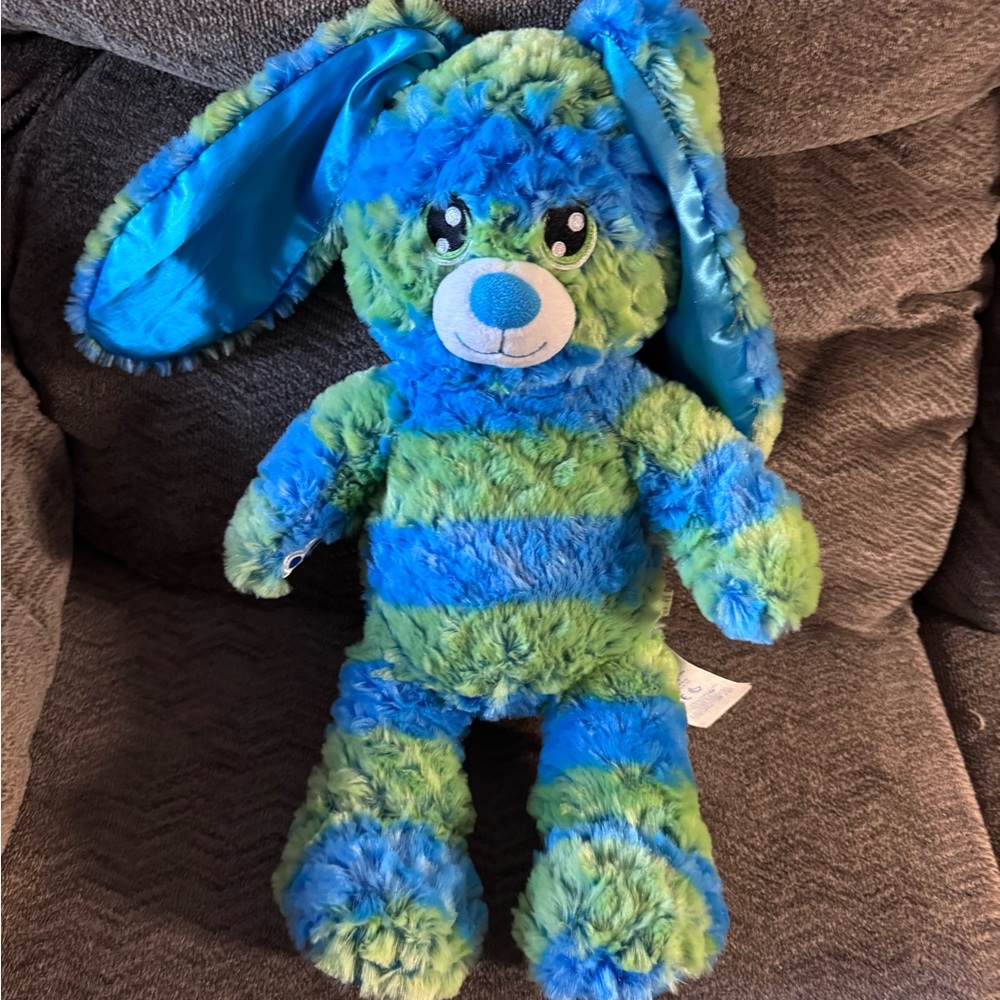 Build A Bear Spring Blue Green Bunny Rabbit 16"